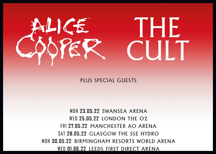 Alice Cooper, The Cult Announce Co-Headlining 2022 U.K. Tour