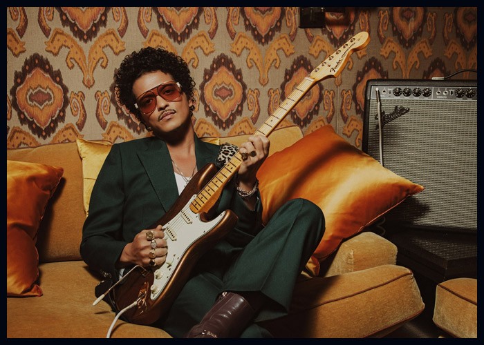 Fender Honors Bruno Mars With Artist Signature Stratocaster Guitar