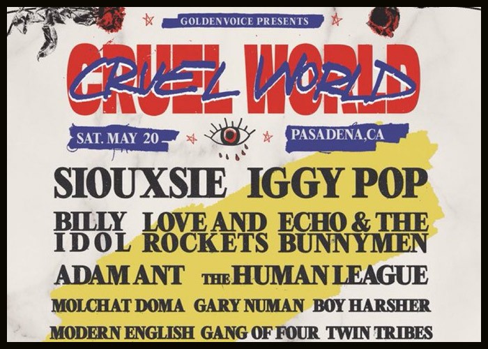 Siouxsie Sioux, Iggy Pop To Headline Cruel World Festival 2023