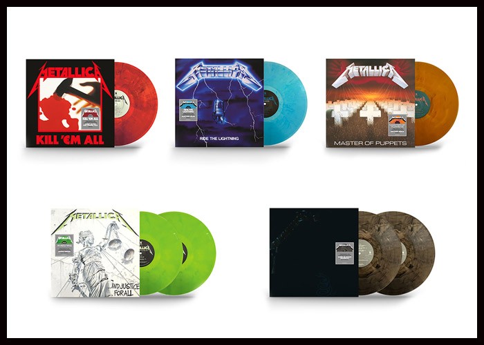 Metallica To Reissue First Five Albums On Colored Vinyl Outside The U.S