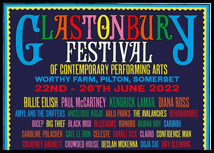 Paul McCartney, Billie Eilish & Kendrick Lamar To Headline Glastonbury 2022