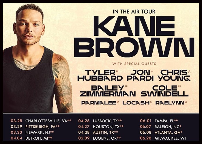 Kane Brown Reveals 2024 ‘In The Air Tour’ Dates