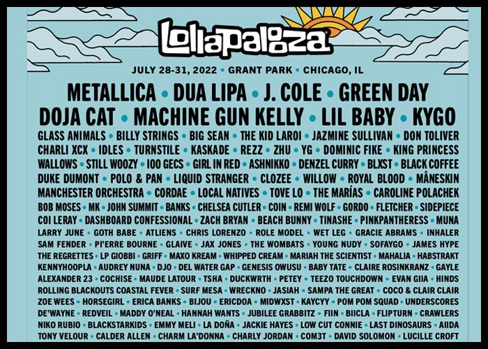 Star-Studded Lineup Unveiled For Lollapalooza 2022