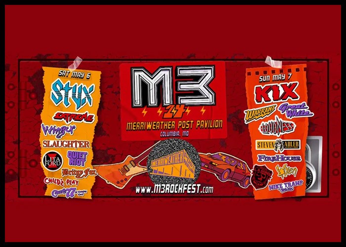 Maryland’s M3 Rock Festival To Feature Styx, Warrant & More