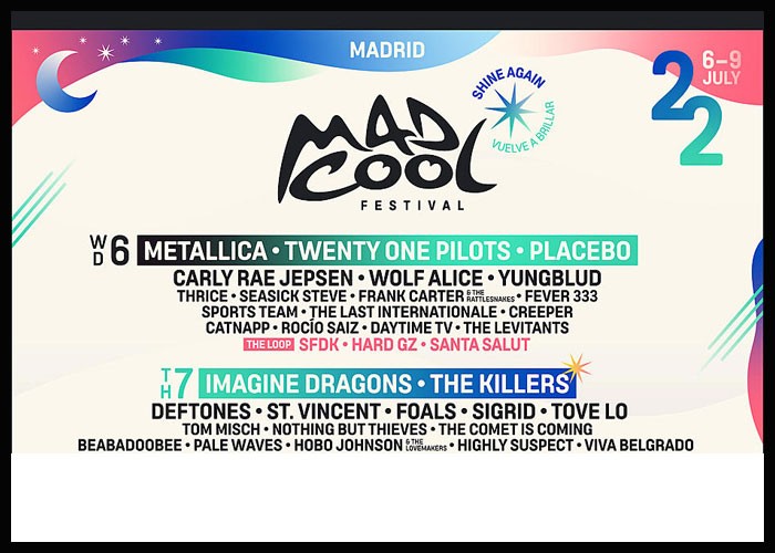 Metallica, Imagine Dragons, The Killers & More Confirmed To Perform At Mad Cool 2022