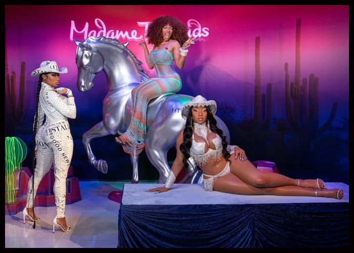 New Megan Thee Stallion Wax Figures Unveiled At Madame Tussauds New York, Las Vegas
