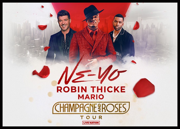 Ne-Yo Announces ‘Champagne And Roses’ Tour With Robin Thicke, Mario