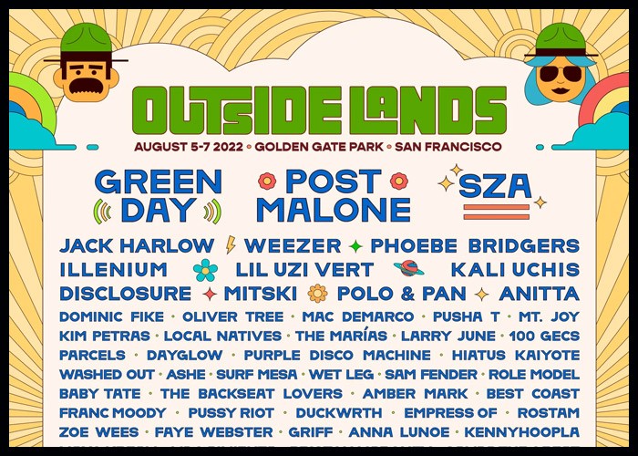 Green Day, Post Malone & SZA To Headline Outside Lands 2022