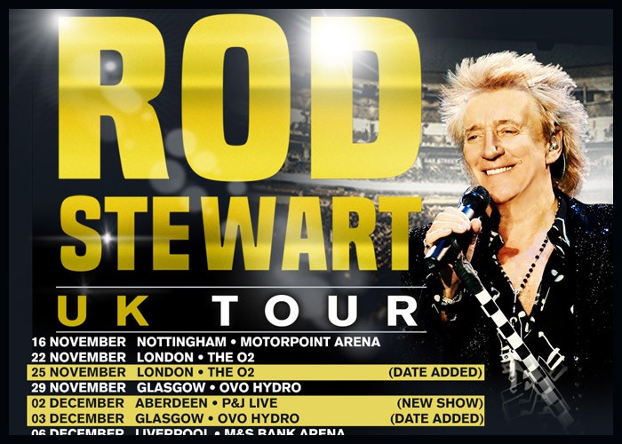 Rod Stewart Adds Dates To 2022 U.K. Arena Tour