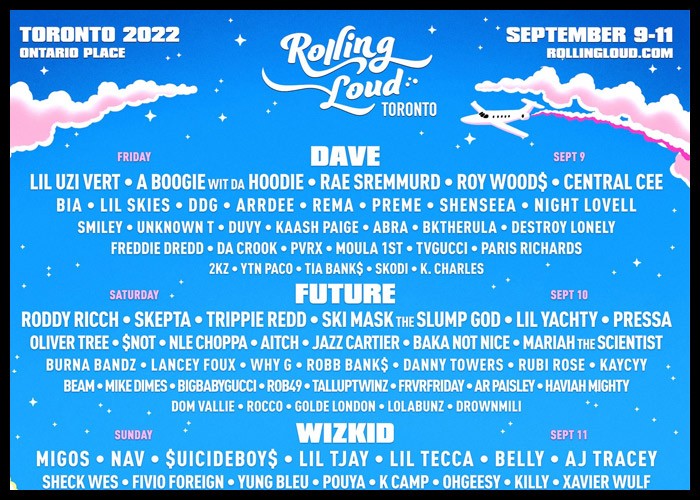 Wizkid, Future & Dave To Headline Rolling Loud Toronto