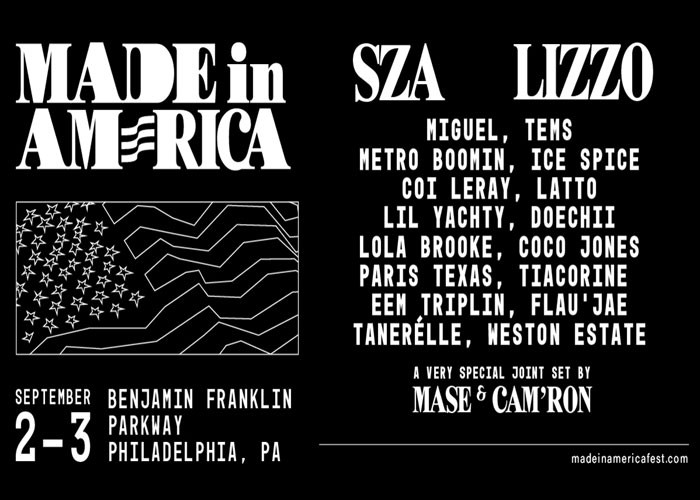 SZA, Lizzo To Headline Made In America 2023