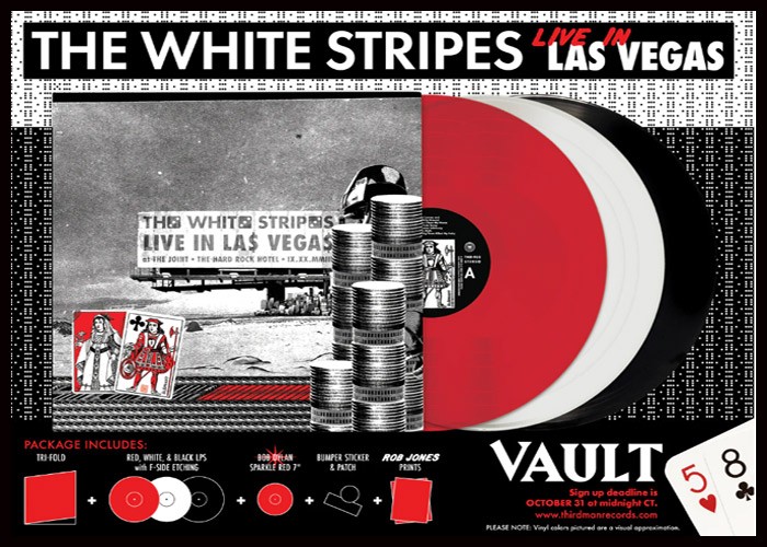 Third Man Records Announces ‘The White Stripes – Live In Las Vegas’ 3xLP Set