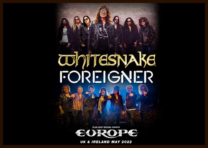 Whitesnake, Foreigner & Europe Announce U.K. & Ireland 2022 Tour